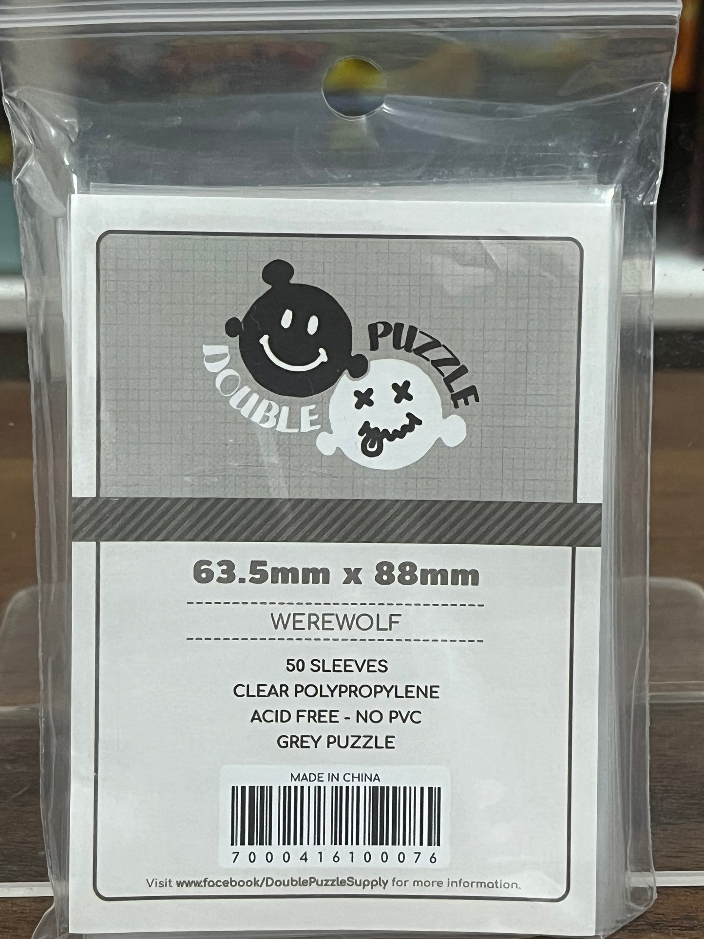 Sleeves - 63.5mm x 88mm - Double Puzzle WEREWOLF (50 PCS)