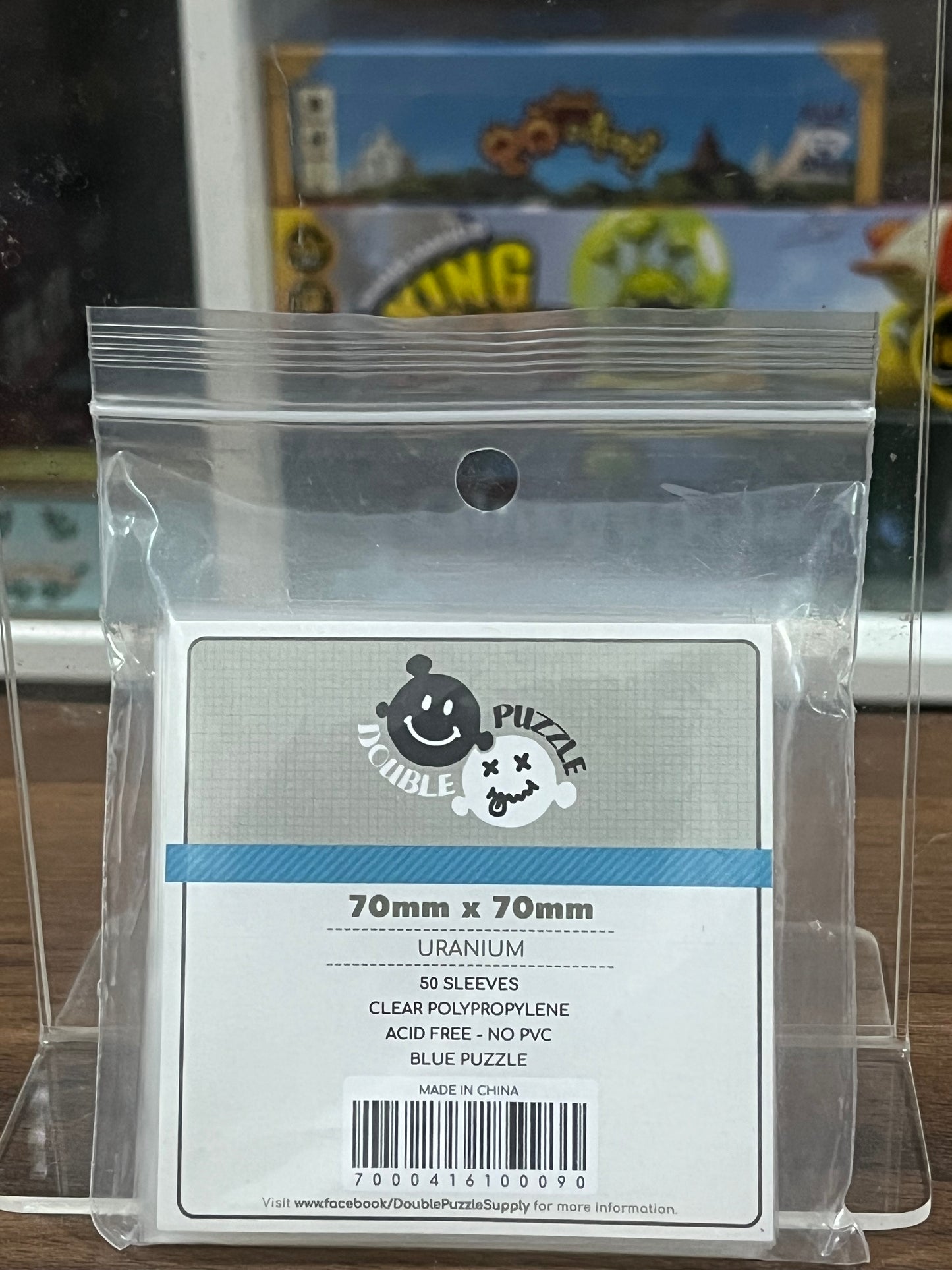 Sleeves - 70mm x 70mm - Double Puzzle URANIUM (50 PCS)