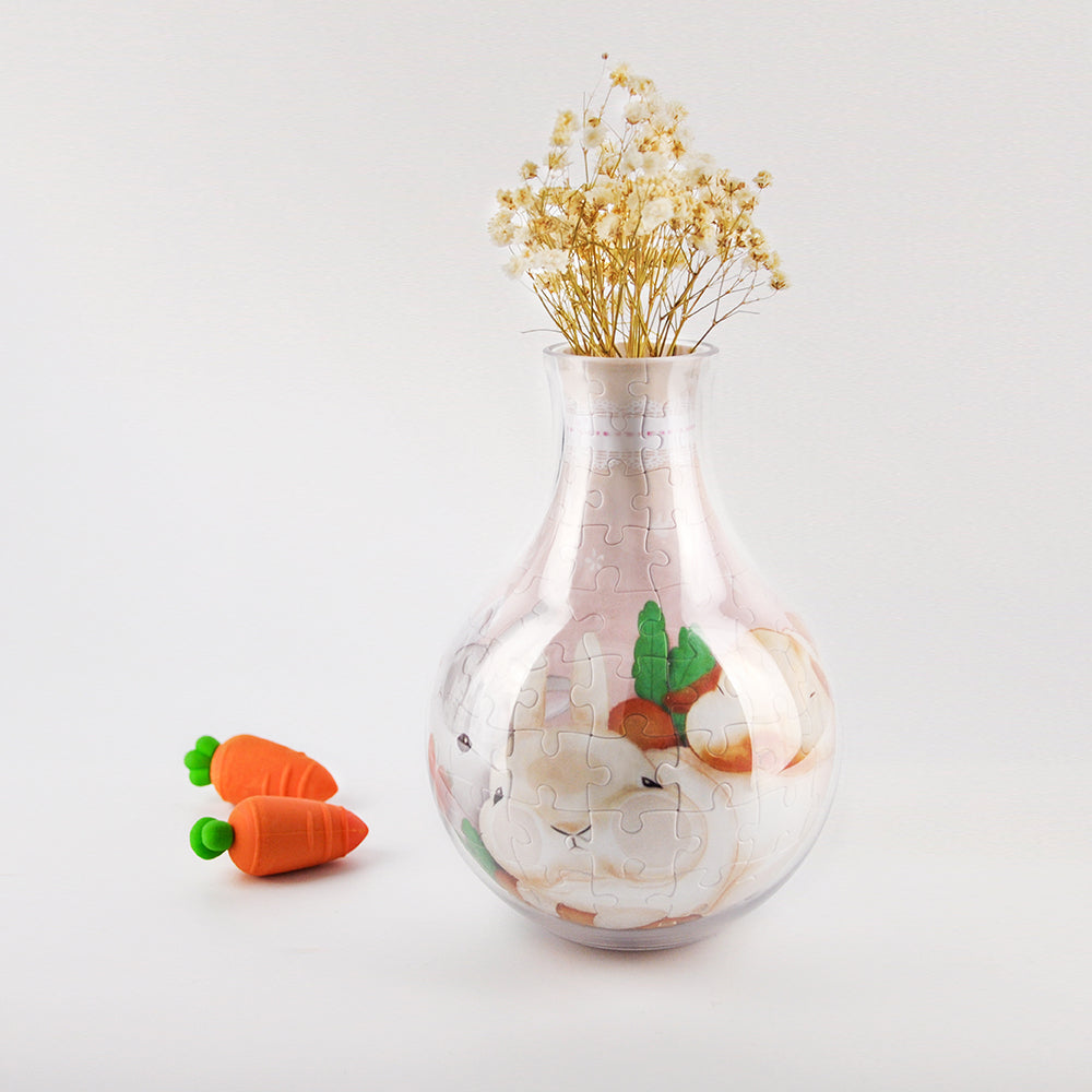 Puzzle In A Bottle SD1006: Lovely Rabbits